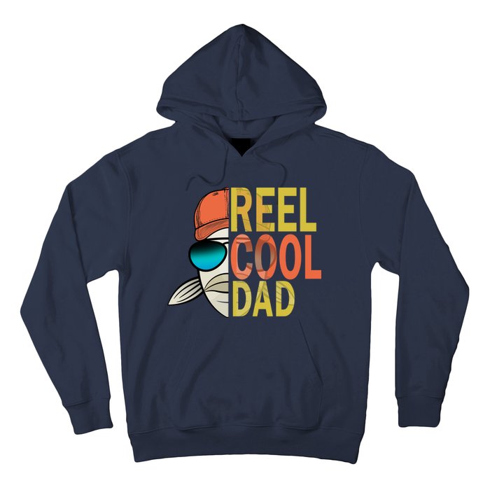 Reel Cool Fishing Dad Funny Hoodie