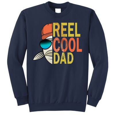 Reel Cool Fishing Dad Funny Sweatshirt