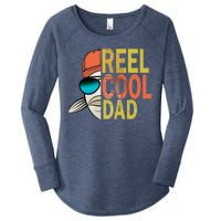 Reel Cool Fishing Dad Funny Women's Perfect Tri Tunic Long Sleeve Shirt