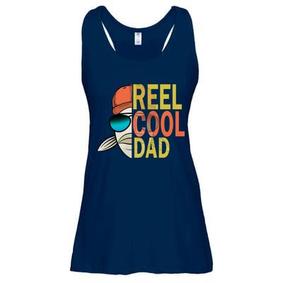 Reel Cool Fishing Dad Funny Ladies Essential Flowy Tank