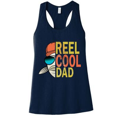 Reel Cool Fishing Dad Funny Womens Tank Top