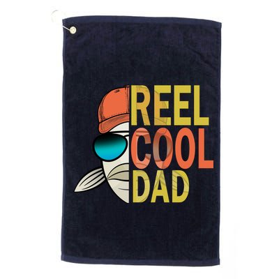 Reel Cool Fishing Dad Funny Golf Towel