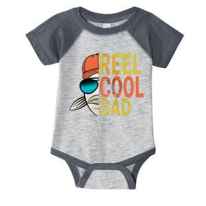 Reel Cool Fishing Dad Funny Infant Baby Jersey Bodysuit