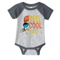 Reel Cool Fishing Dad Funny Infant Baby Jersey Bodysuit