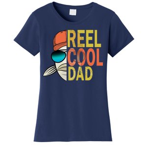 Reel Cool Fishing Dad Funny Women's T-Shirt