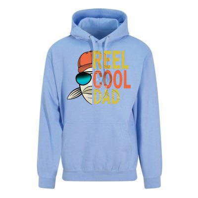 Reel Cool Fishing Dad Funny Unisex Surf Hoodie