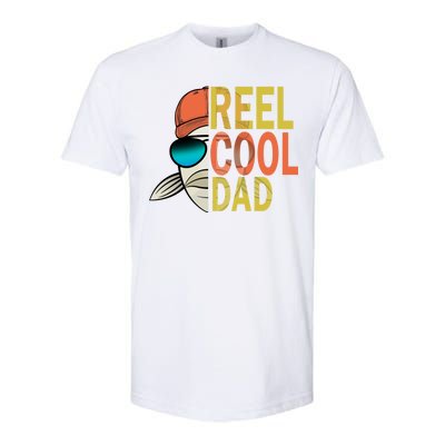 Reel Cool Fishing Dad Funny Softstyle® CVC T-Shirt