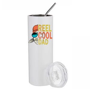 Reel Cool Fishing Dad Funny Stainless Steel Tumbler