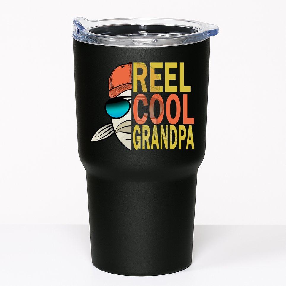 Reel Cool Fishing Grandpa  Tumbler