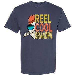 Reel Cool Fishing Grandpa  Garment-Dyed Heavyweight T-Shirt