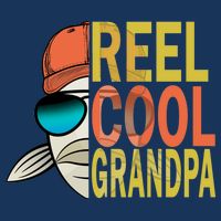 Reel Cool Fishing Grandpa  7 Panel Mesh Trucker Snapback Hat