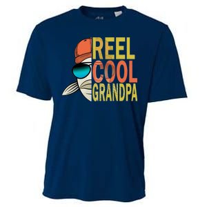 Reel Cool Fishing Grandpa  Cooling Performance Crew T-Shirt