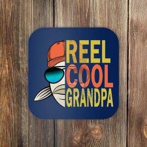 Reel Cool Fishing Grandpa  Coaster