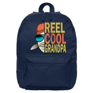 Reel Cool Fishing Grandpa  16 in Basic Backpack