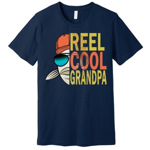 Reel Cool Fishing Grandpa  Premium T-Shirt