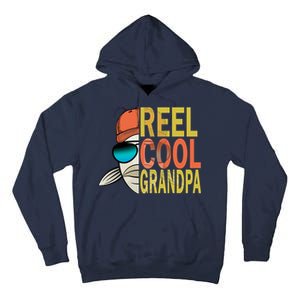 Reel Cool Fishing Grandpa  Tall Hoodie