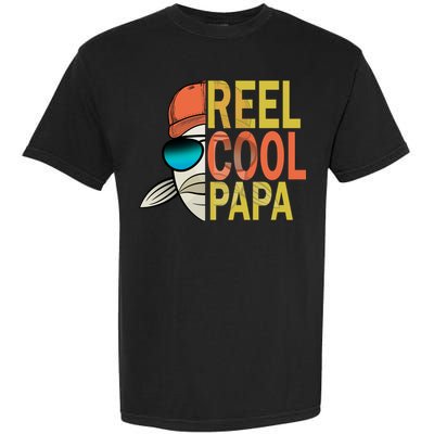 Reel Cool Fishing Papa Garment-Dyed Heavyweight T-Shirt
