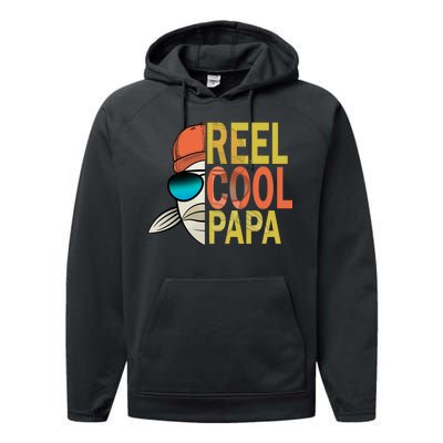 Reel Cool Fishing Papa Performance Fleece Hoodie