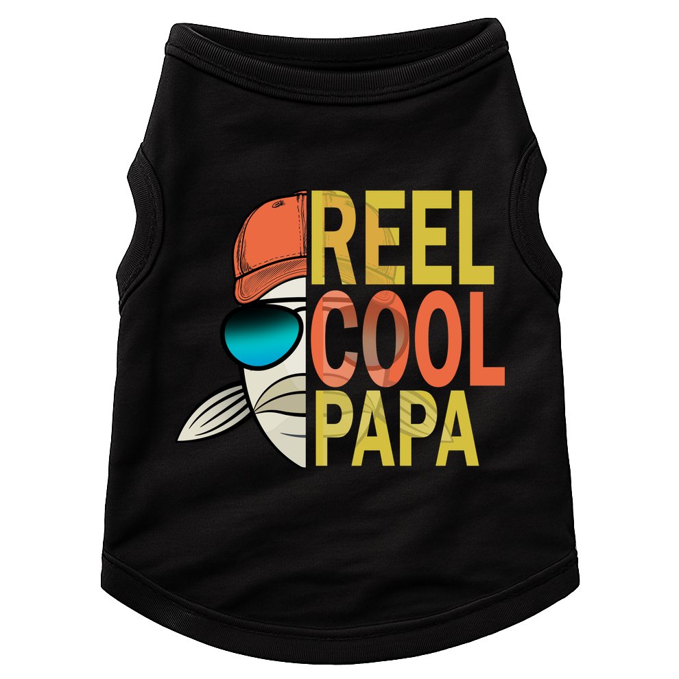 Reel Cool Fishing Papa Doggie Tank
