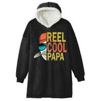 Reel Cool Fishing Papa Hooded Wearable Blanket