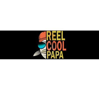 Reel Cool Fishing Papa Bumper Sticker