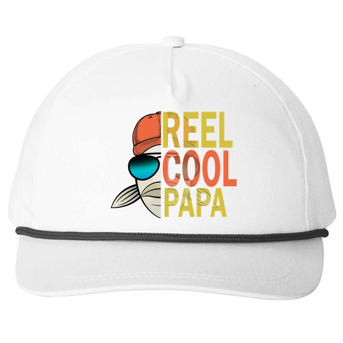 Reel Cool Fishing Papa Snapback Five-Panel Rope Hat