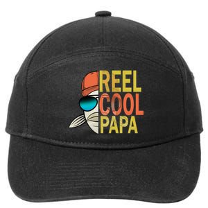 Reel Cool Fishing Papa 7-Panel Snapback Hat