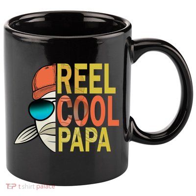 Reel Cool Fishing Papa 11oz C Handle Ceramic Mug