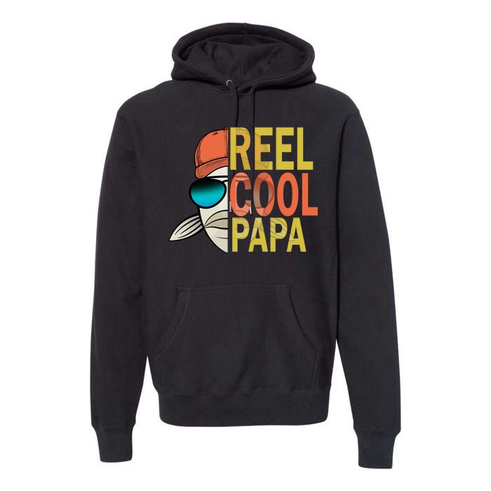 Reel Cool Fishing Papa Premium Hoodie