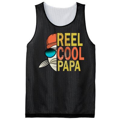 Reel Cool Fishing Papa Mesh Reversible Basketball Jersey Tank