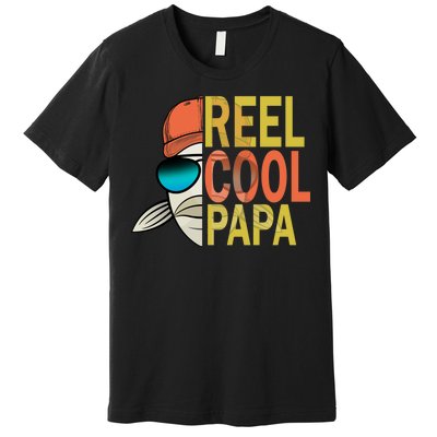 Reel Cool Fishing Papa Premium T-Shirt