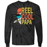 Reel Cool Fishing Papa Tie-Dye Long Sleeve Shirt