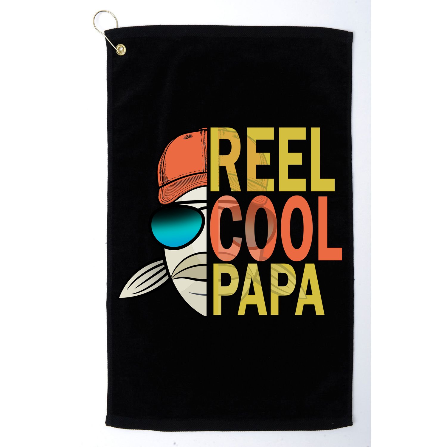 Reel Cool Fishing Papa Golf Towel