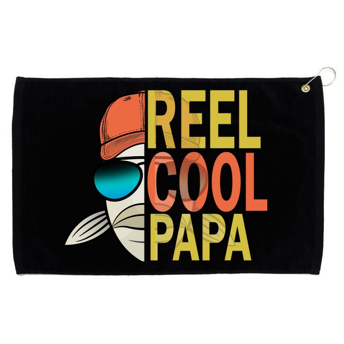 Reel Cool Fishing Papa Grommeted Golf Towel