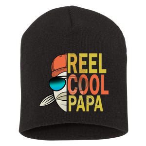 Reel Cool Fishing Papa Short Acrylic Beanie