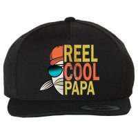 Reel Cool Fishing Papa Wool Snapback Cap