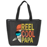 Reel Cool Fishing Papa Zip Tote Bag