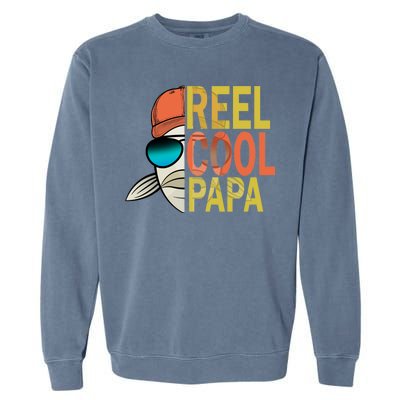 Reel Cool Fishing Papa Garment-Dyed Sweatshirt