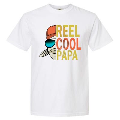 Reel Cool Fishing Papa Garment-Dyed Heavyweight T-Shirt