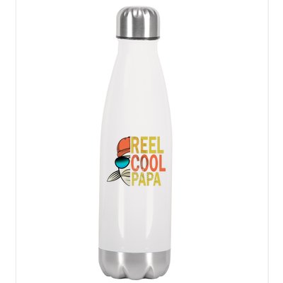 Reel Cool Fishing Papa Stainless Steel Insulated Water Bottle