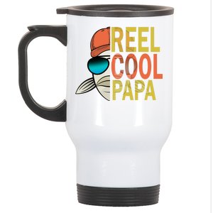 Reel Cool Fishing Papa Stainless Steel Travel Mug