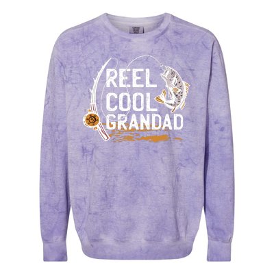 Reel Cool Grandad Colorblast Crewneck Sweatshirt