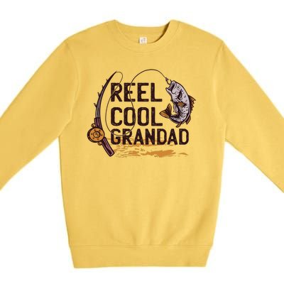 Reel Cool Grandad Premium Crewneck Sweatshirt