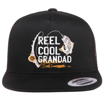 Reel Cool Grandad Flat Bill Trucker Hat