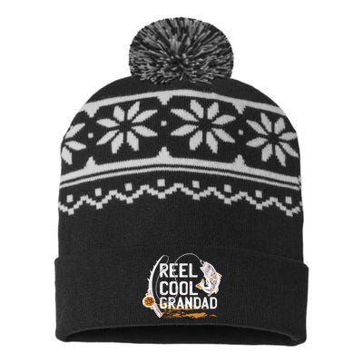 Reel Cool Grandad USA-Made Snowflake Beanie