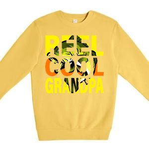 Reel Cool Grandpa Premium Crewneck Sweatshirt