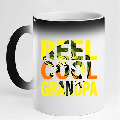 Reel Cool Grandpa 11oz Black Color Changing Mug