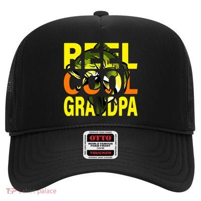 Reel Cool Grandpa High Crown Mesh Back Trucker Hat