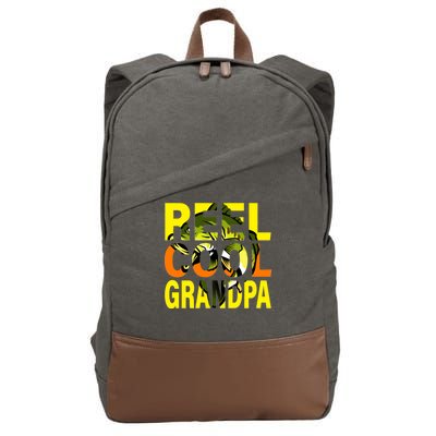 Reel Cool Grandpa Cotton Canvas Backpack