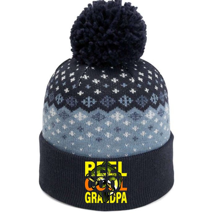 Reel Cool Grandpa The Baniff Cuffed Pom Beanie